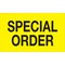Tape Logic Labels, "Special Order", 3" x 5", Fluorescent Yellow, 500/Roll